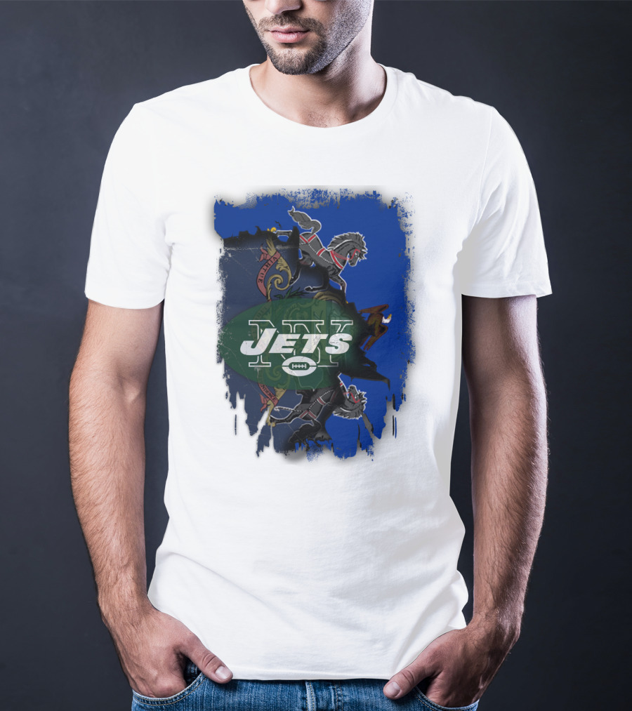 Jets Together Pennsylvania Crest Lions T-Shirt