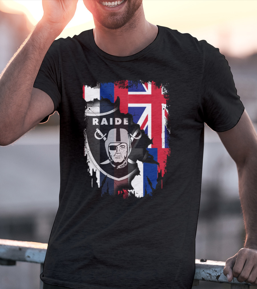 Together Raiders Hawaii Union Flag Fusion T-Shirt