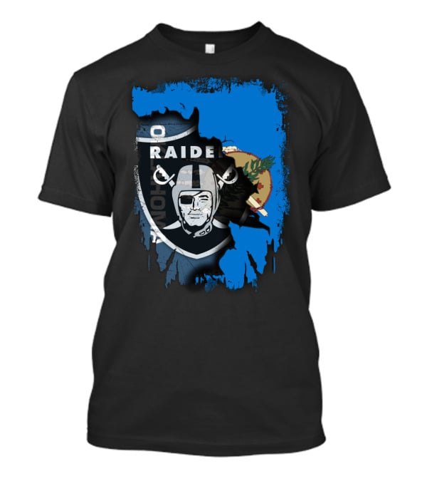Oklahoma Raiders Together Flag Shield T-Shirt