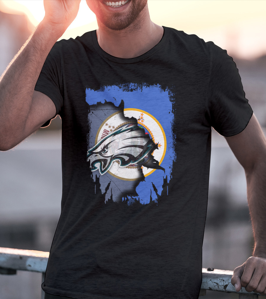 Minnesota State Flag Timeless Eagles Collaboration T-Shirt