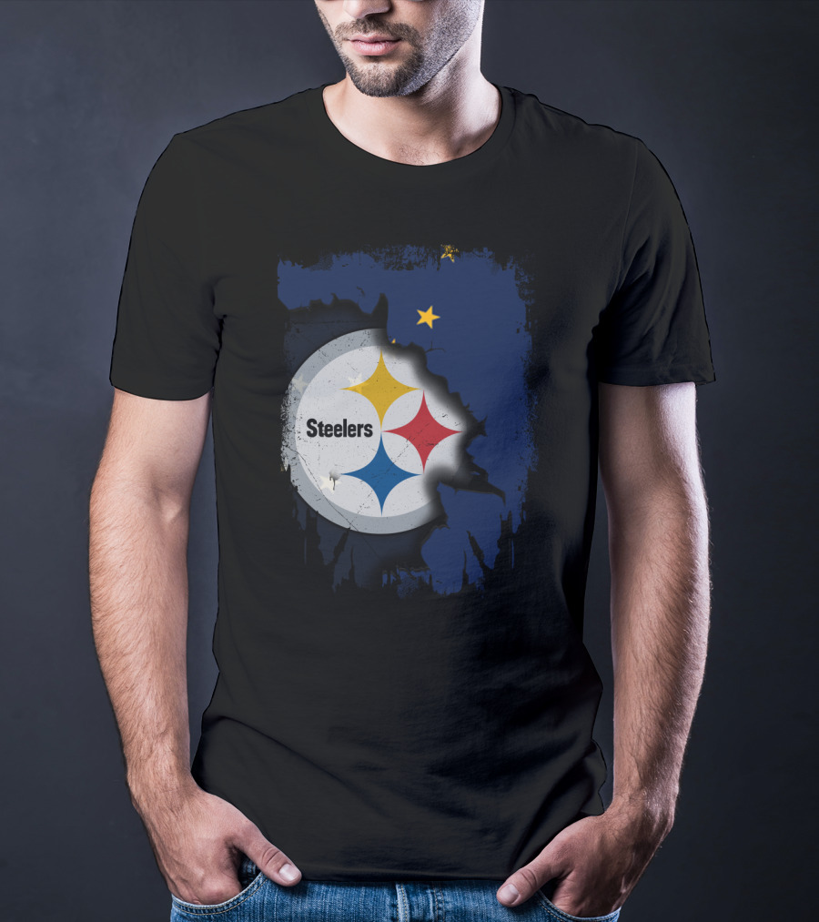 Together Alaska Steelers Logo And State T-Shirt