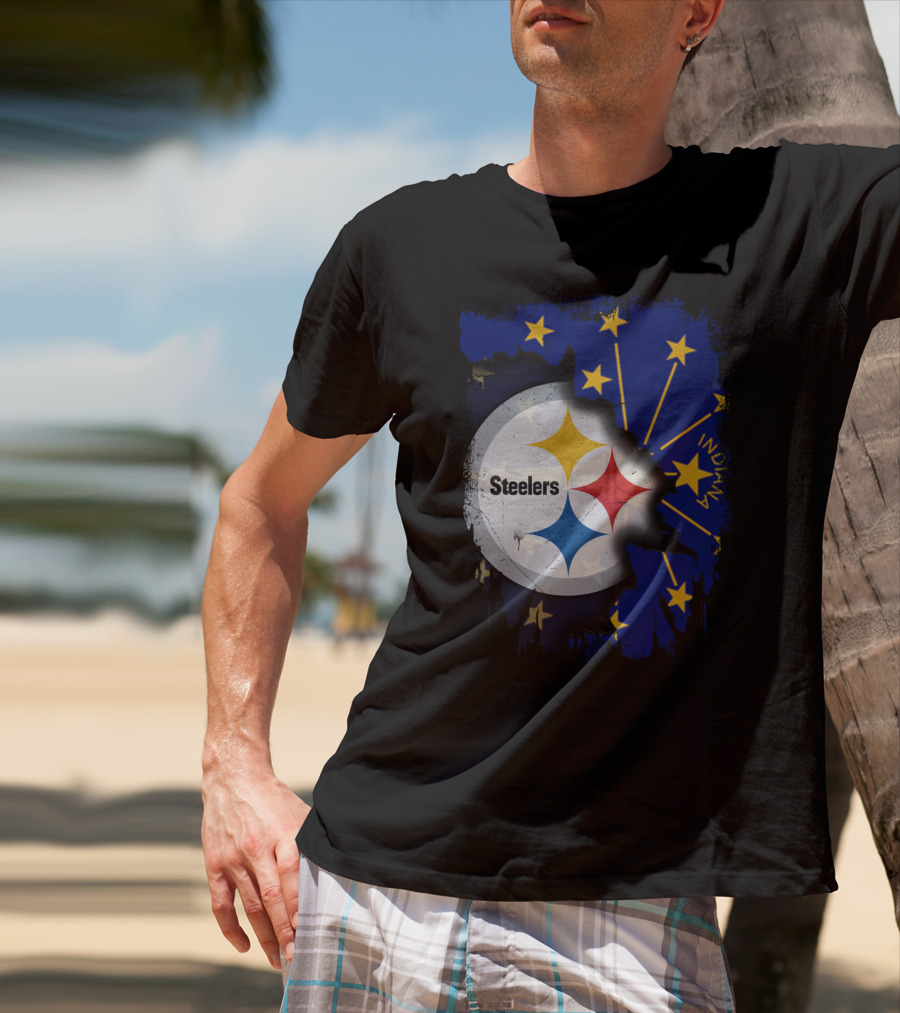 Steelers Indiana State Pride Fusion T-Shirt