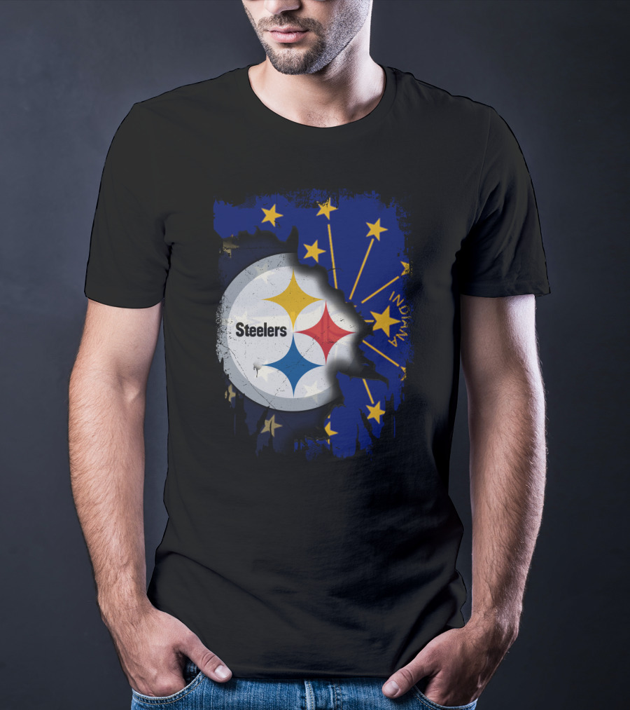 Steelers Indiana State Pride Fusion T-Shirt