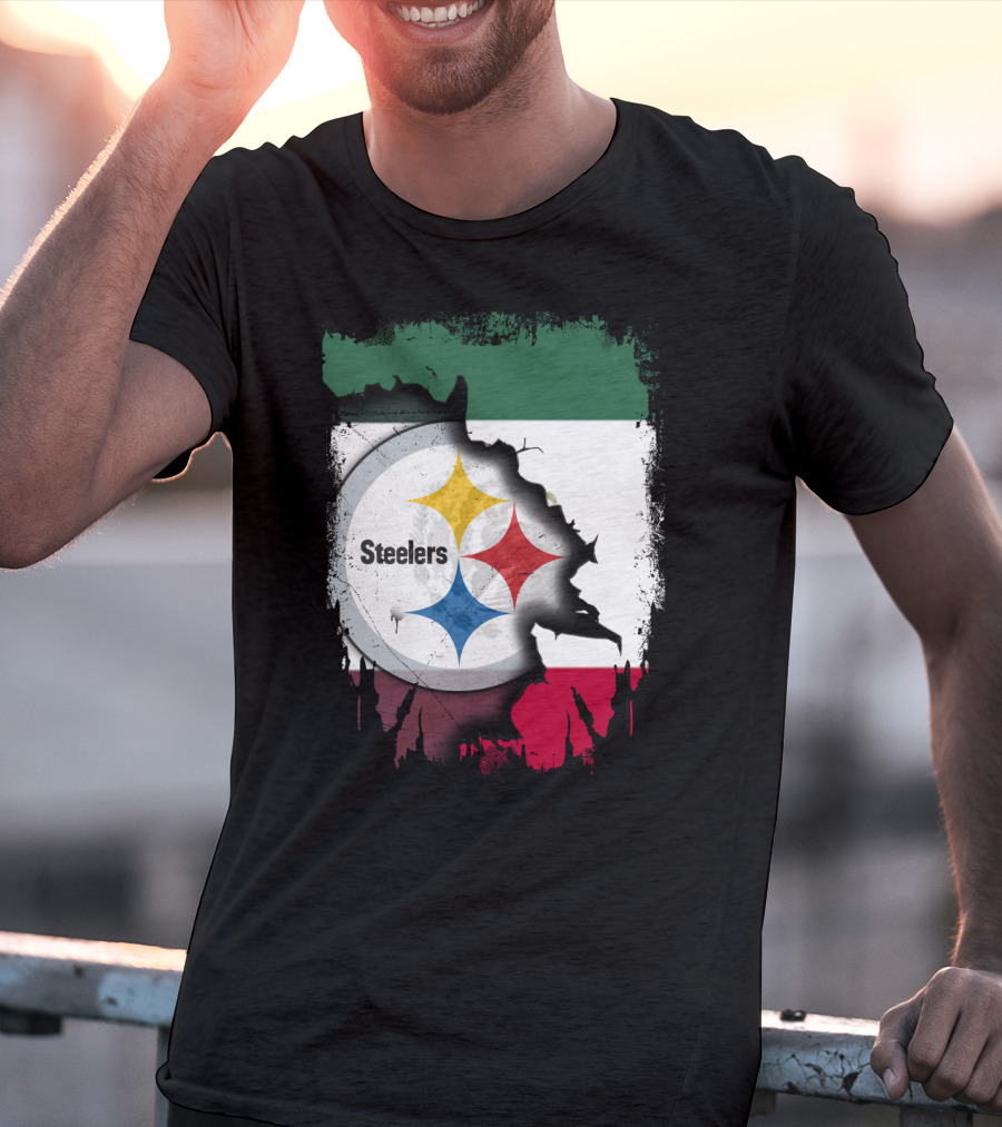 Steelers Mexico Flag Collaboration T-Shirt