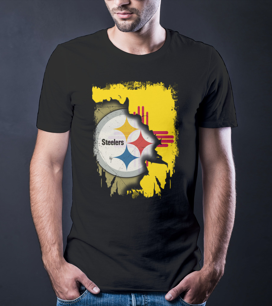 Steelers New Mexico Zia Symbol Fusion T-Shirt