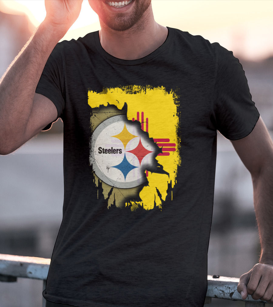 Steelers New Mexico Zia Symbol Fusion T-Shirt