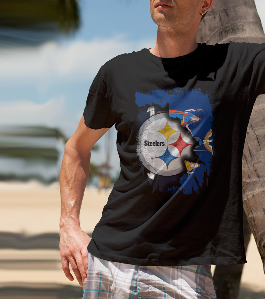 New York Steelers Emblem Fusion T-Shirt