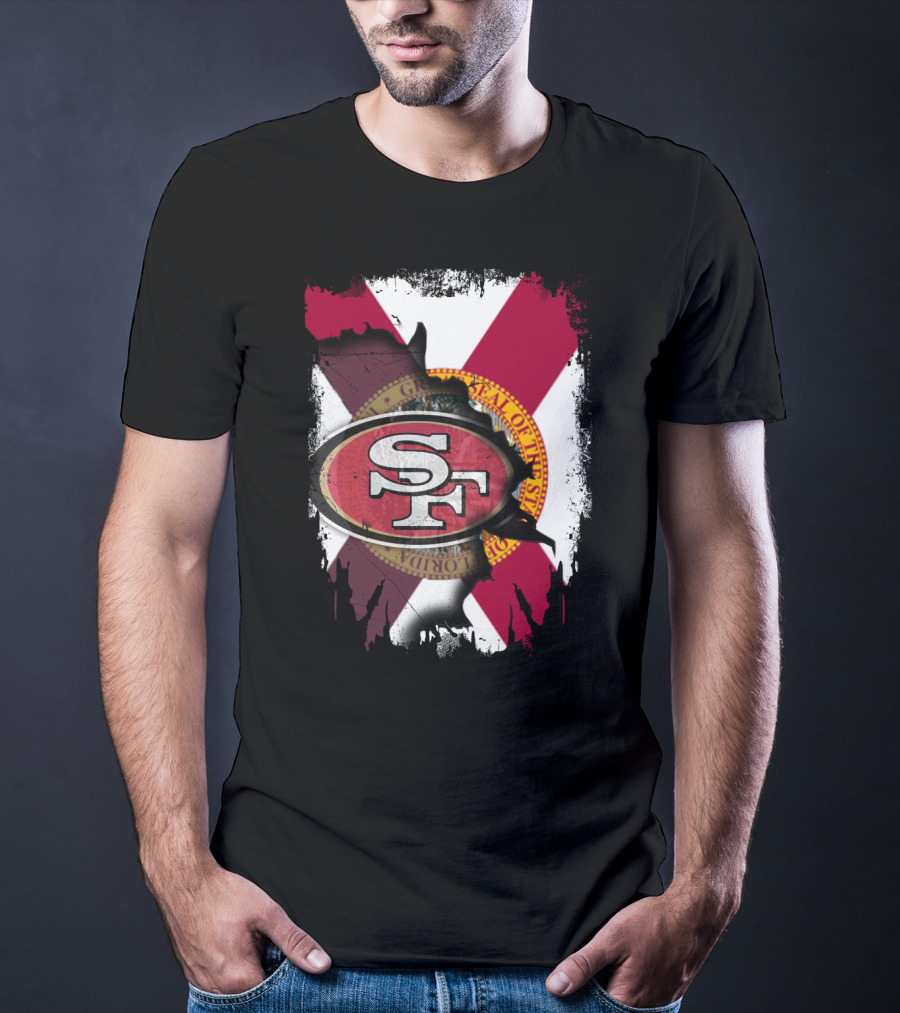 Florida Flag Together With San Francisco 49ers T-Shirt