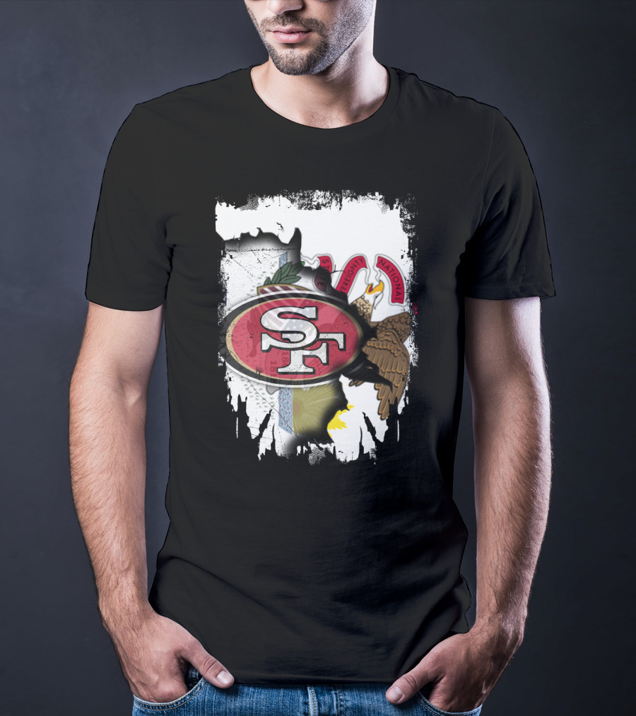 San Francisco 49ers Illinois State Pride Unity T-Shirt