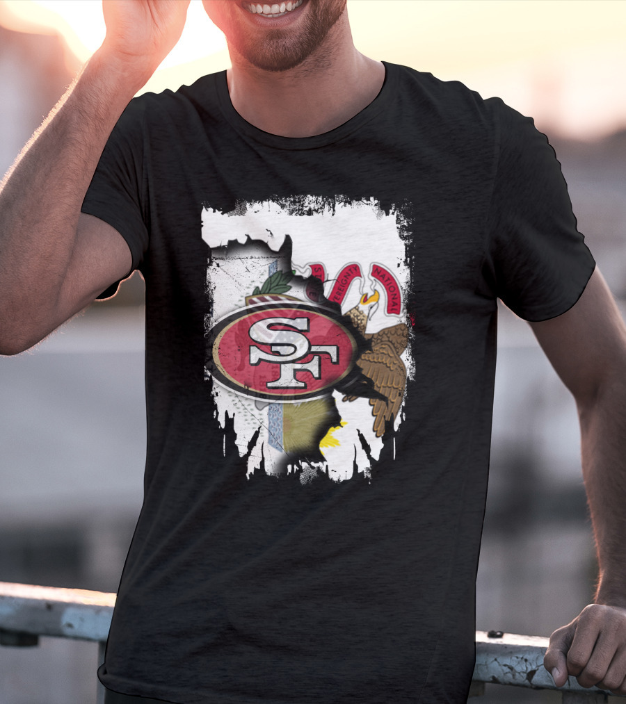 San Francisco 49ers Illinois State Pride Unity T-Shirt