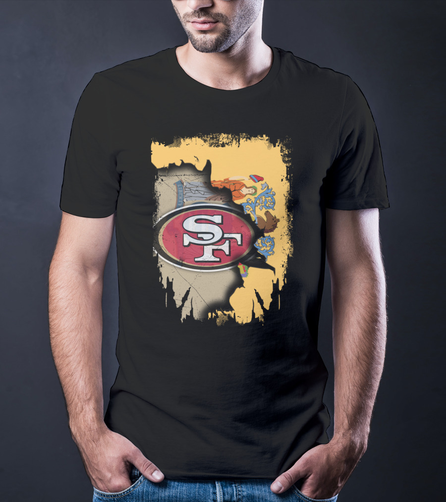 Together New Jersey San Francisco 49ers Fan Loyalty T-Shirt