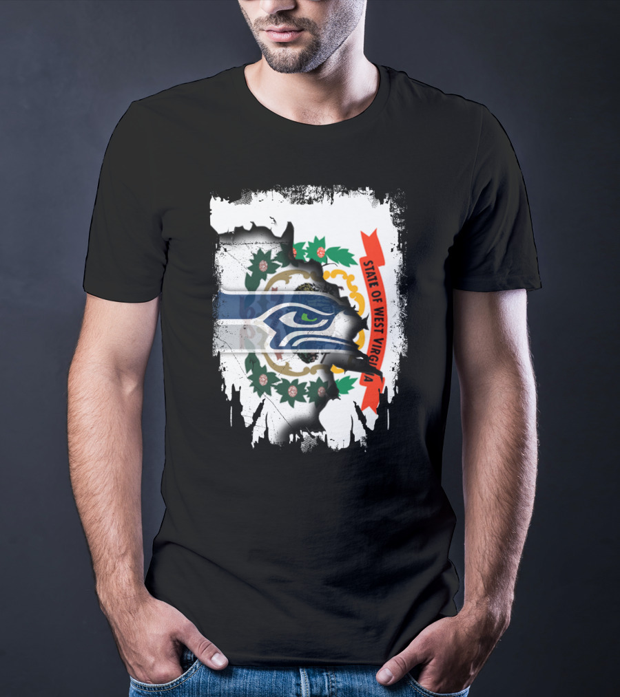 West Virginia Heritage Meets Seahawks Passion T-Shirt