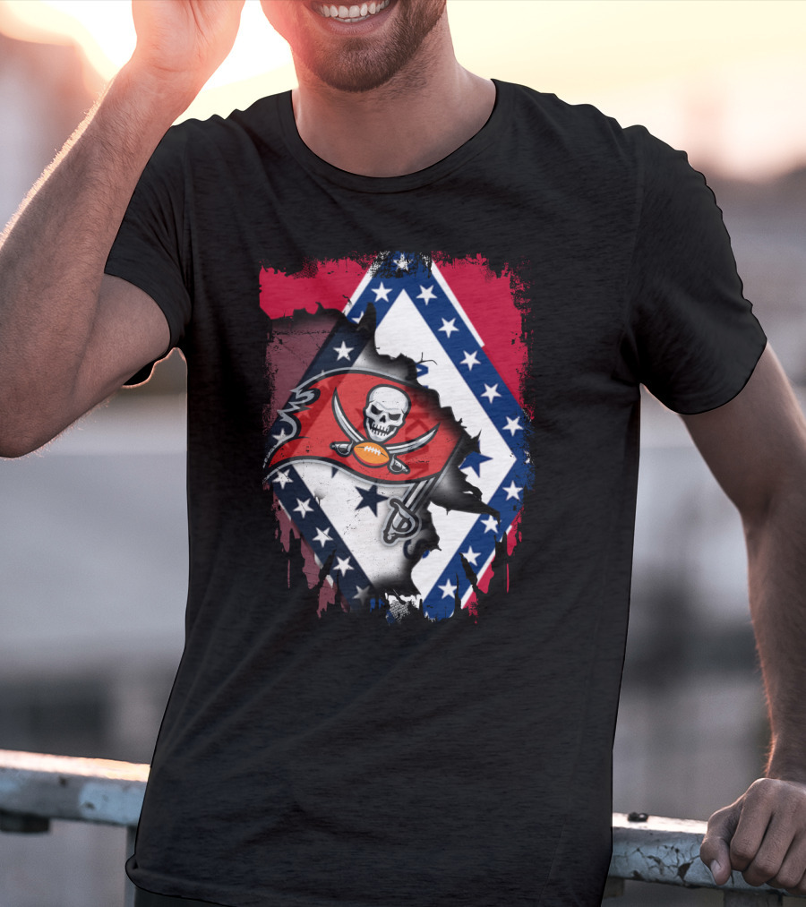 Arkansas Pride Meets Buccaneers Legacy T-Shirt