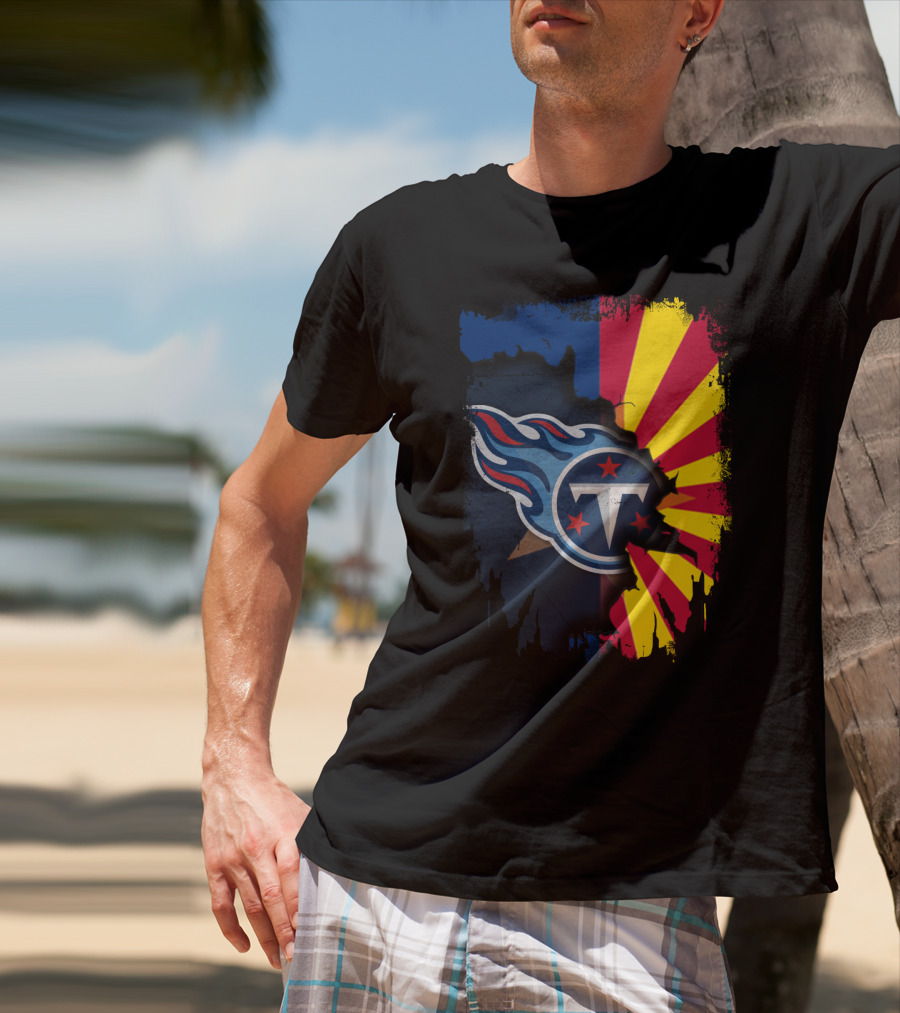 Arizona Tennessee Titans United Together T-Shirt