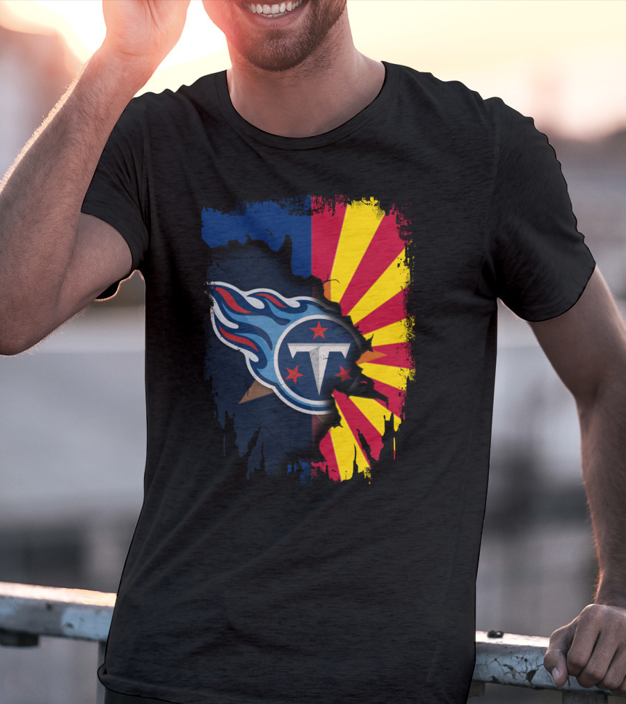 Arizona Tennessee Titans United Together T-Shirt