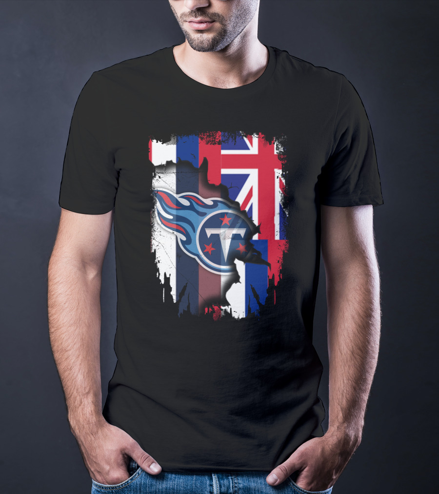 Together Hawaii Titans Flag Fusion T-Shirt
