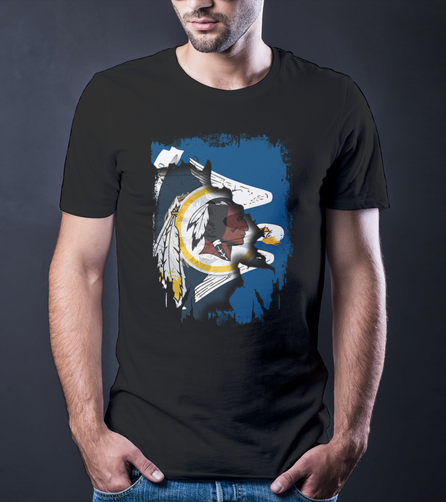 Together Louisiana Redskins Eagle Flag Banner T-Shirt