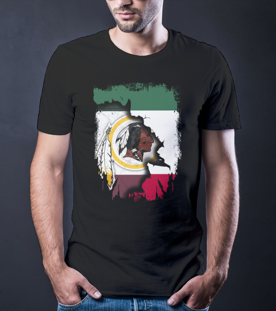 Together Mexico Redskins Flag T-Shirt