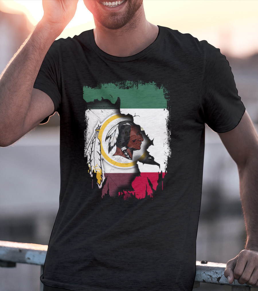 Together Mexico Redskins Flag T-Shirt