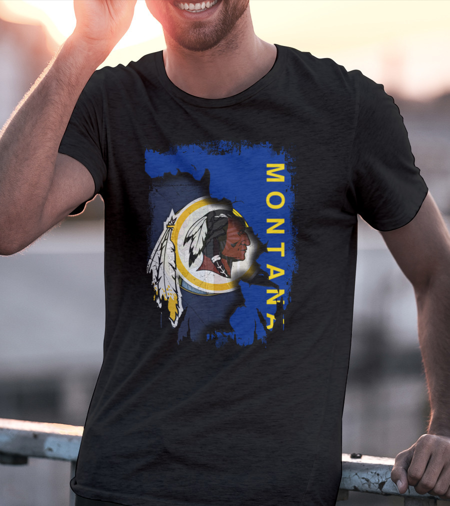 Montana And Redskins United T-Shirt