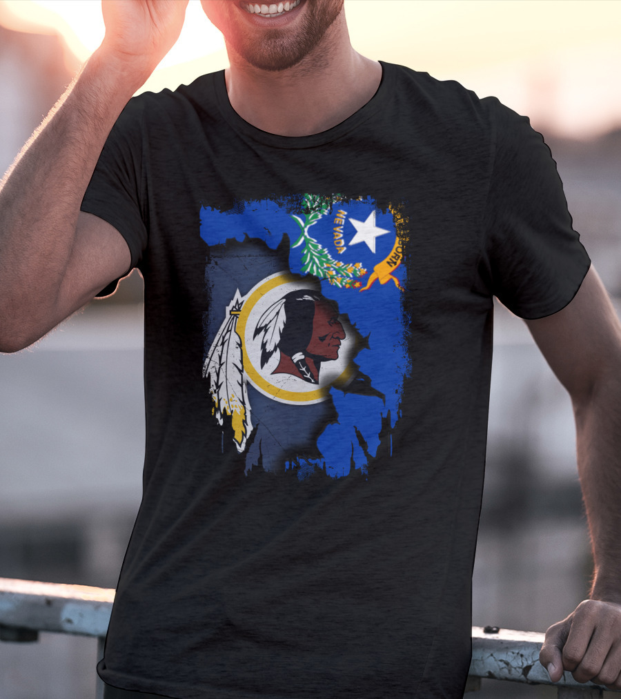 Nevada Pride With Washington Redskins T-Shirt