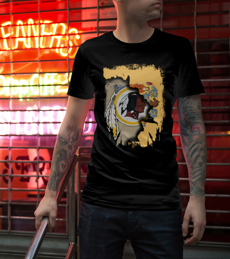 New Jersey And Redskins Unity Collaboration T-Shirt