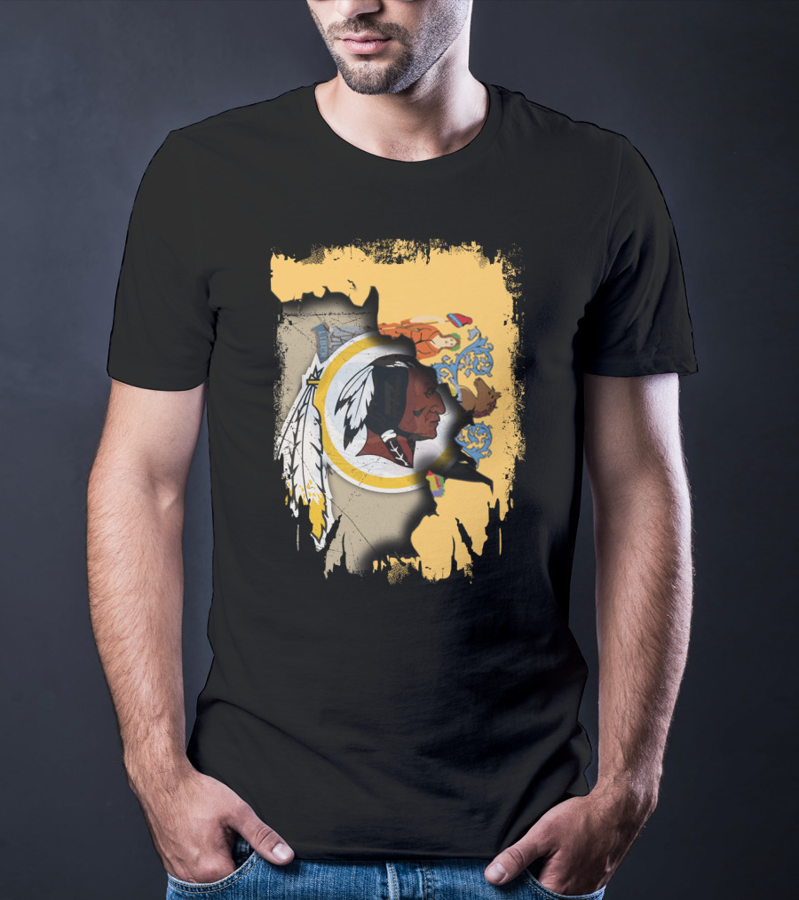 New Jersey And Redskins Unity Collaboration T-Shirt