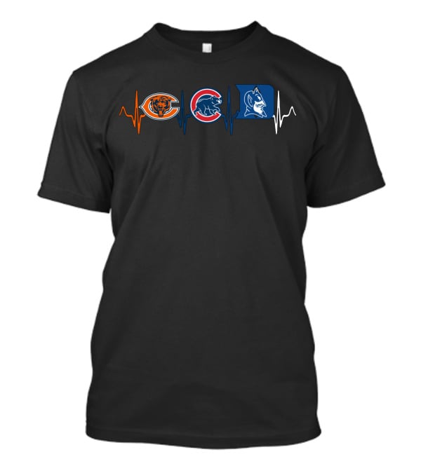 Love Bears Cubs Duke Dbd Heartbeat T-Shirt