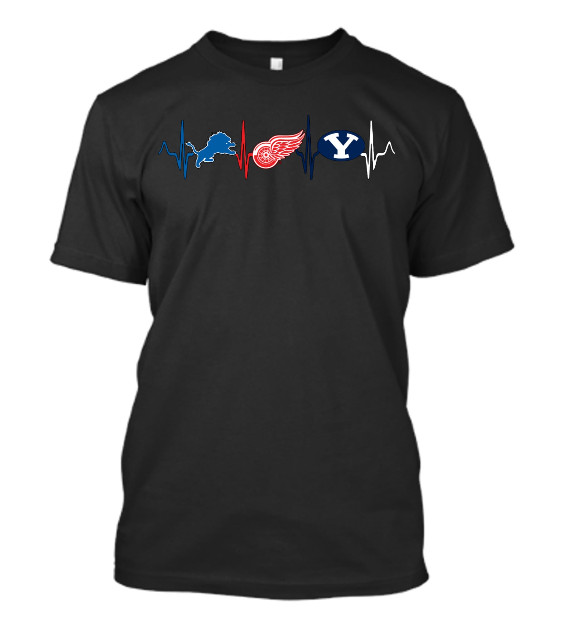 Love Lions Winged Heartbeat Bc T-Shirt
