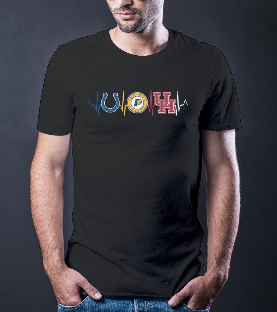Colts Pacers Uh Heartbeat T-Shirt