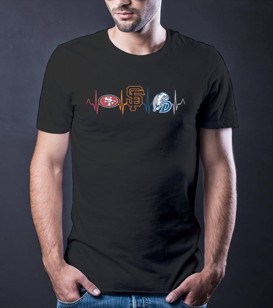 Love 49ers San Francisco Giants Drake Bulldogs T-Shirt