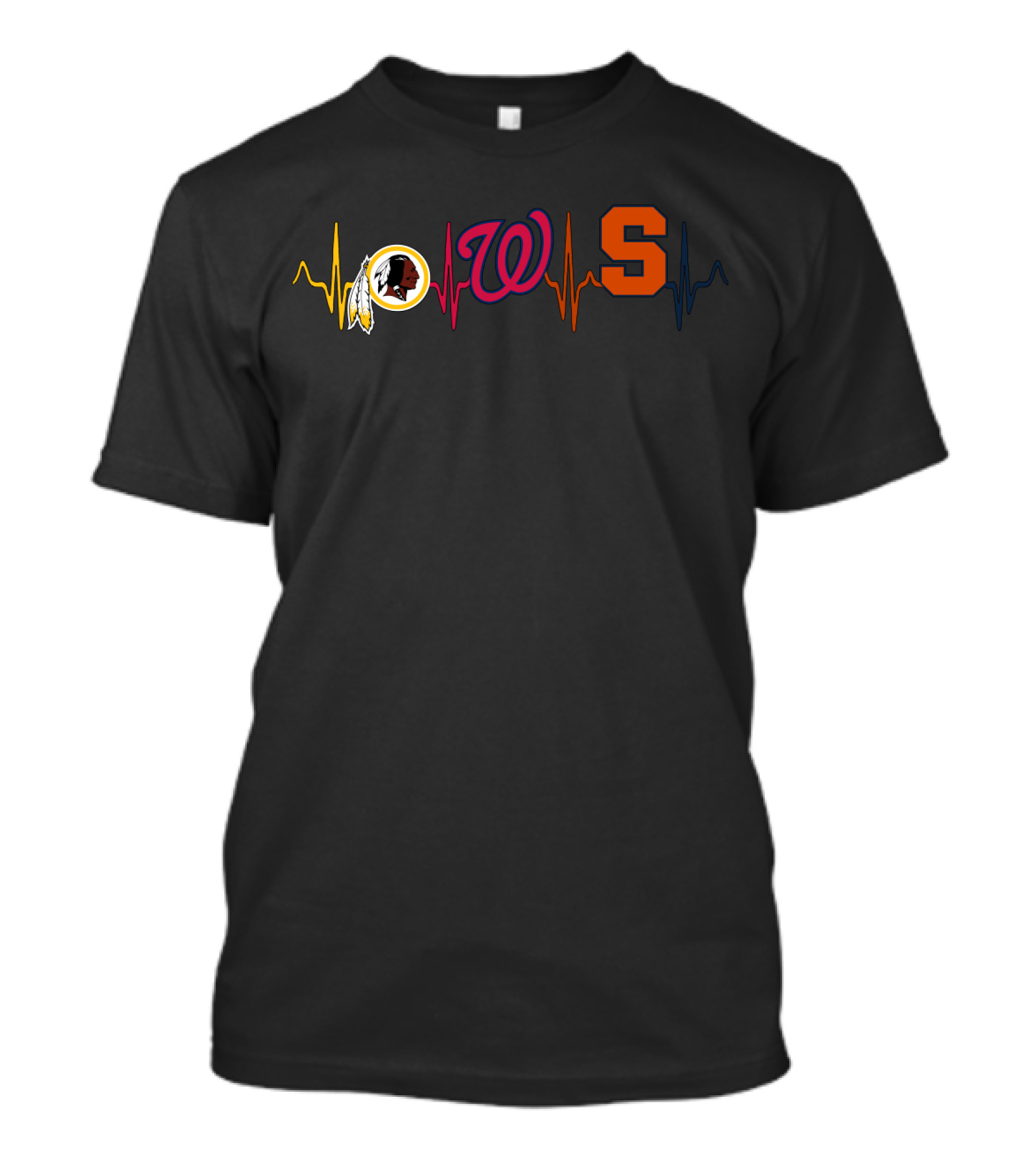 Redskins Nationals Syracuse Heartbeat T-Shirt