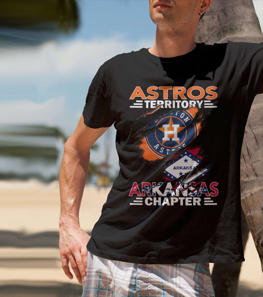 Astros Territory Houston Logo Arkansas Chapter T-Shirt