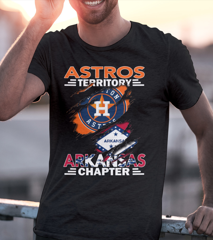 Astros Territory Houston Logo Arkansas Chapter T-Shirt