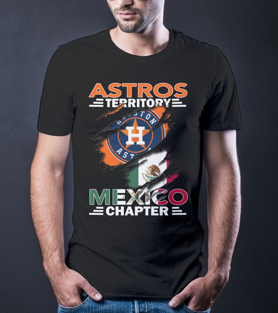 Houston Astros Territory Mexico Chapter Flag T-Shirt