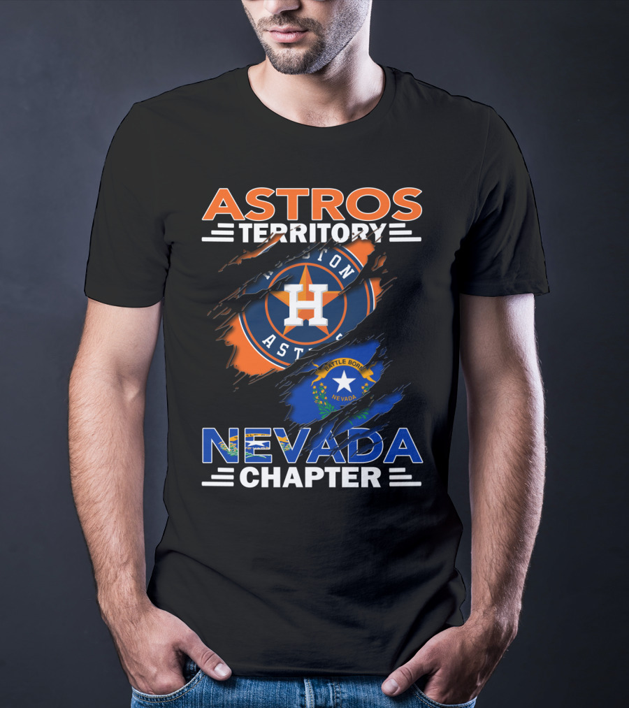 Astros Territory Houston Nevada Chapter Battle Born T-Shirt