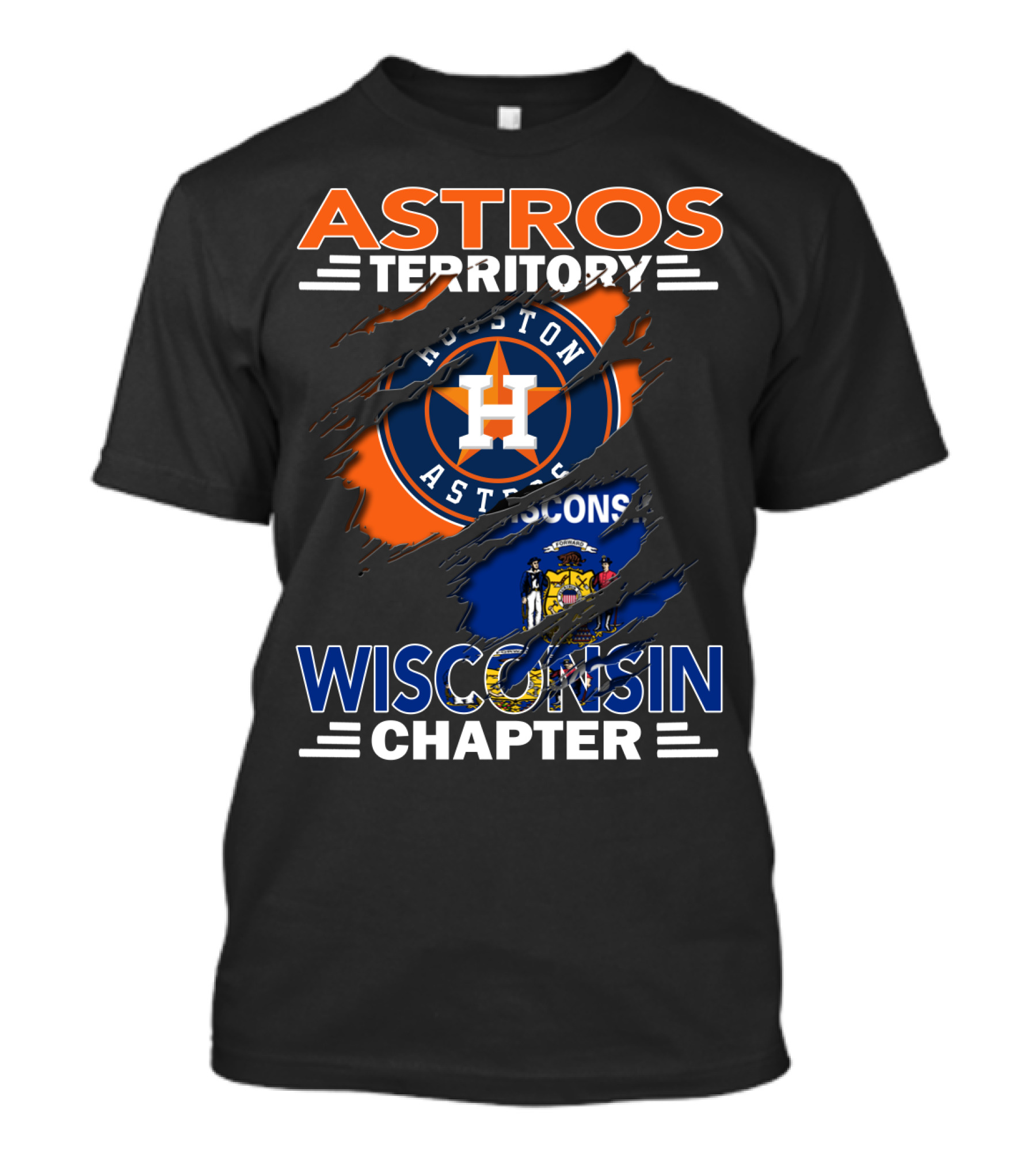 Astros Territory Houston Astros Wisconsin Chapter T-Shirt