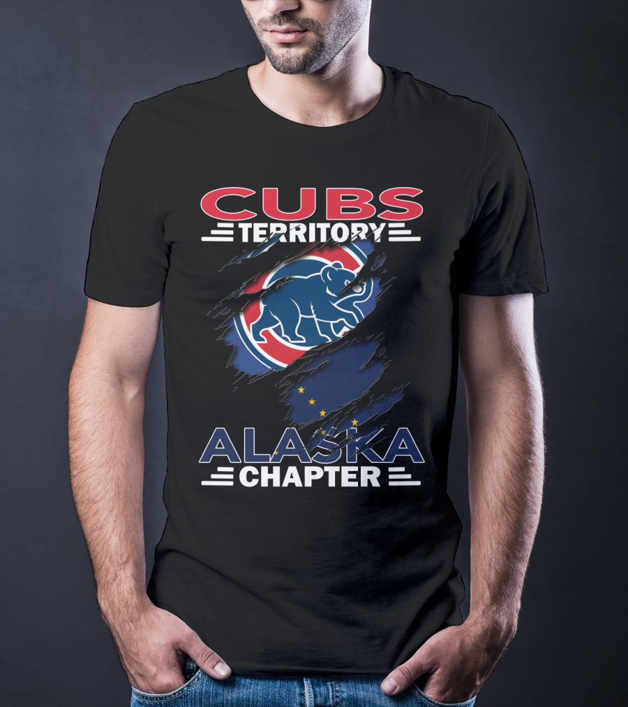 Cubs Territory Alaska Chapter Flag Bear T-Shirt