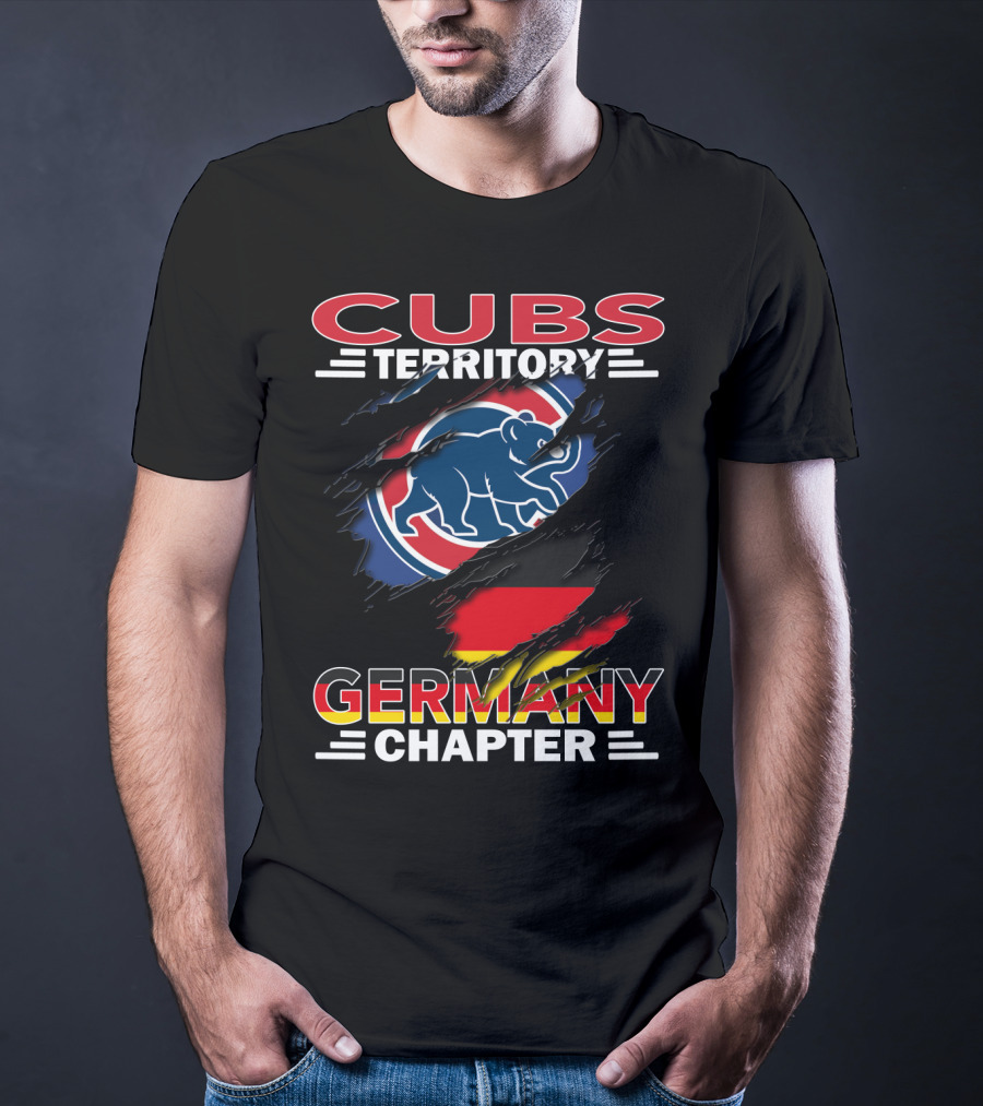 Cubs Territory Germany Chapter Flag And Bear Emblem T-Shirt