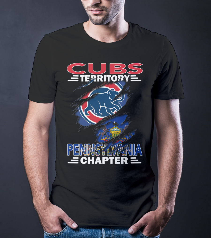 Cubs Territory Pennsylvania Chapter Scratch T-Shirt