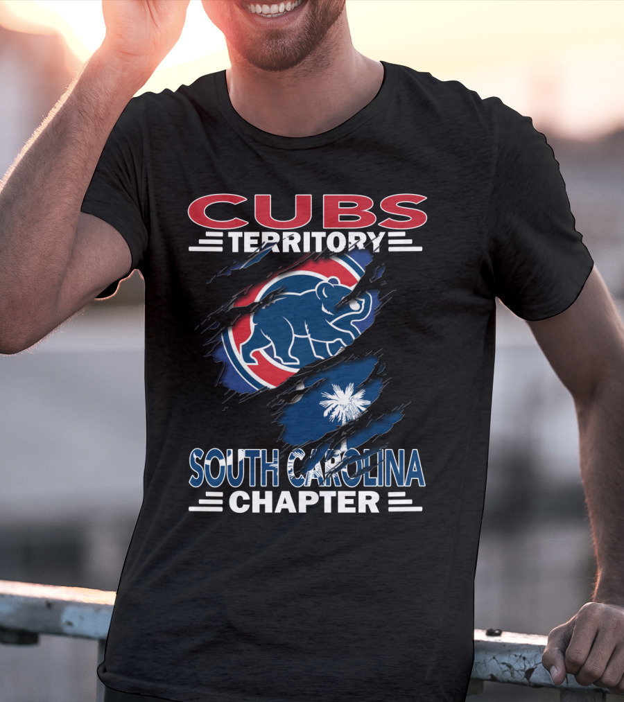 Cubs Territory South Carolina Chapter Cubs Logo South Carolina Flag T-Shirt