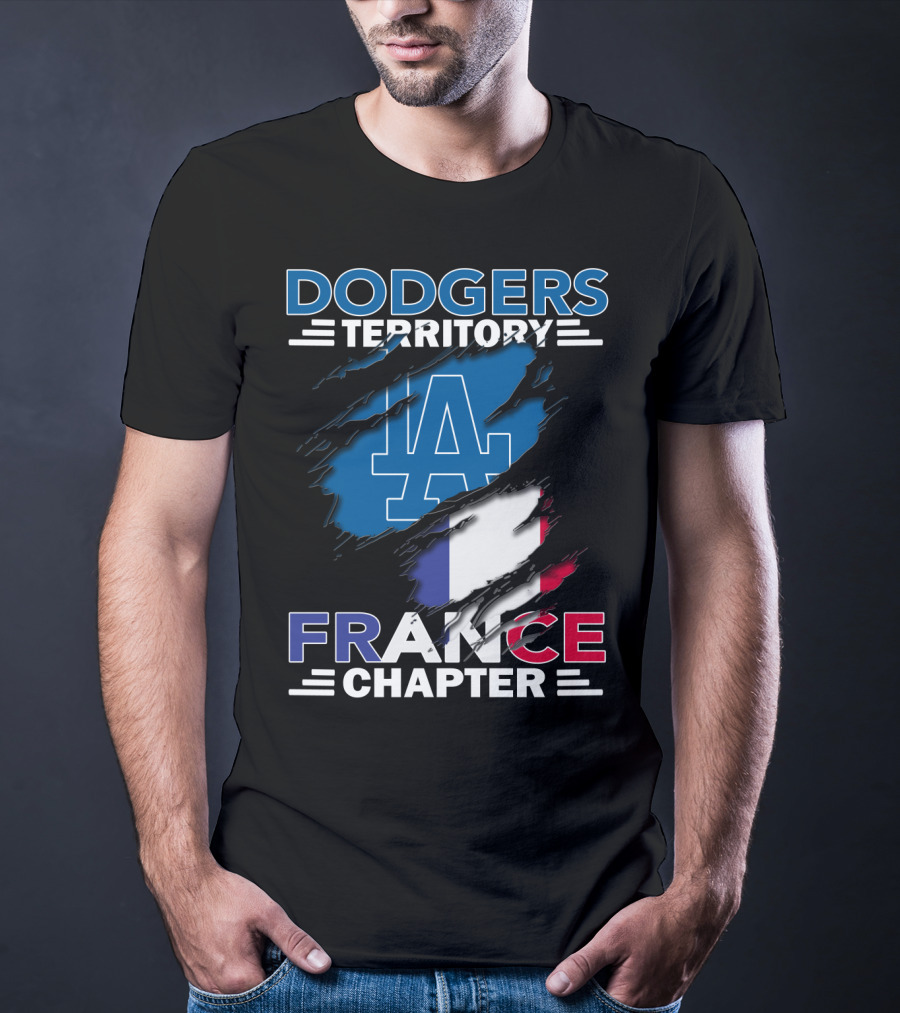 Dodgers Territory LA France Chapter T-Shirt