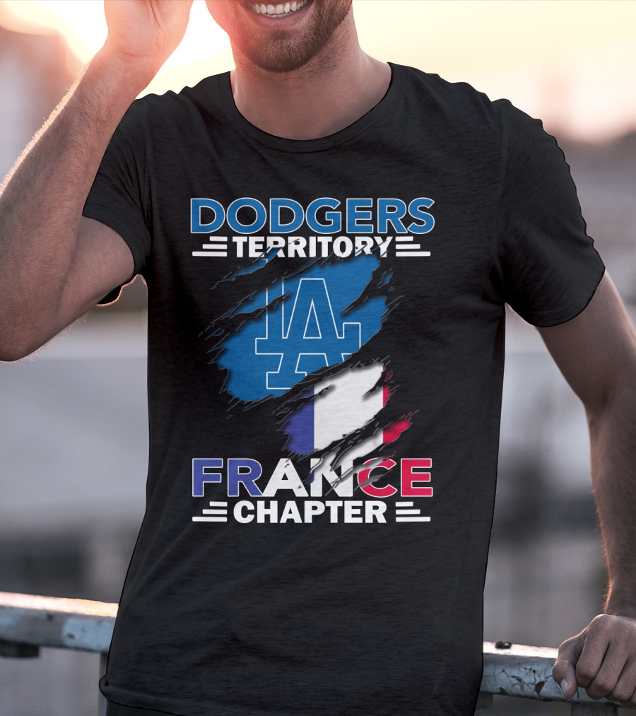 Dodgers Territory LA France Chapter T-Shirt