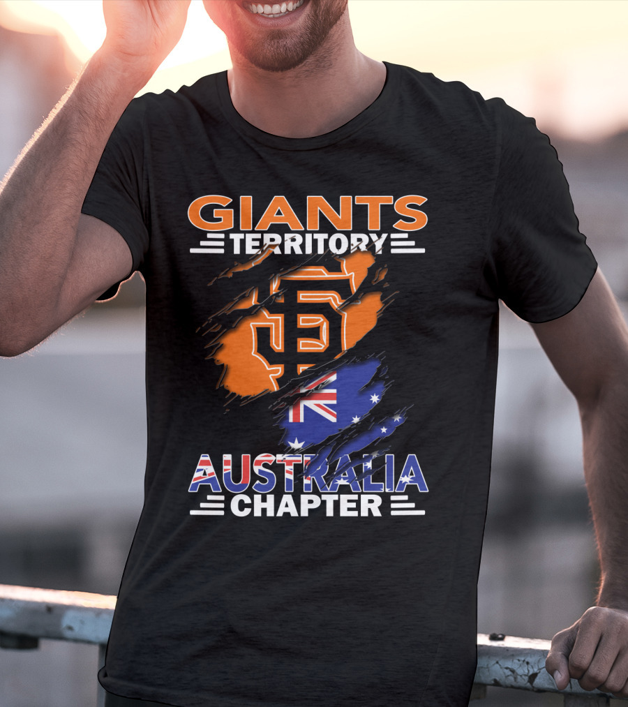 Giants Territory Australia Chapter San Francisco Giants Flag T-Shirt