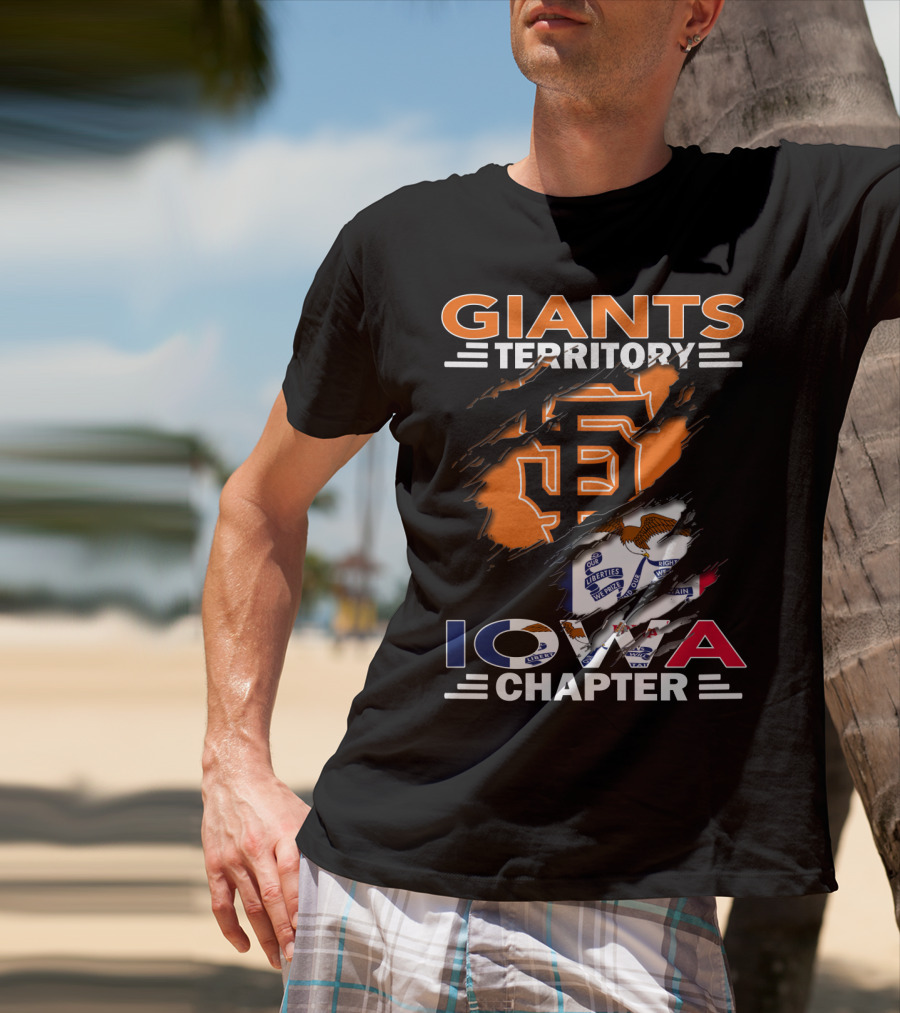 Giants Territory Iowa Chapter San Francisco Giants Fan Group Baseball Community T-Shirt