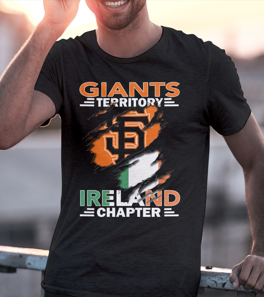 Giants Territory Ireland Chapter Sf Giants Irish Flag T-Shirt