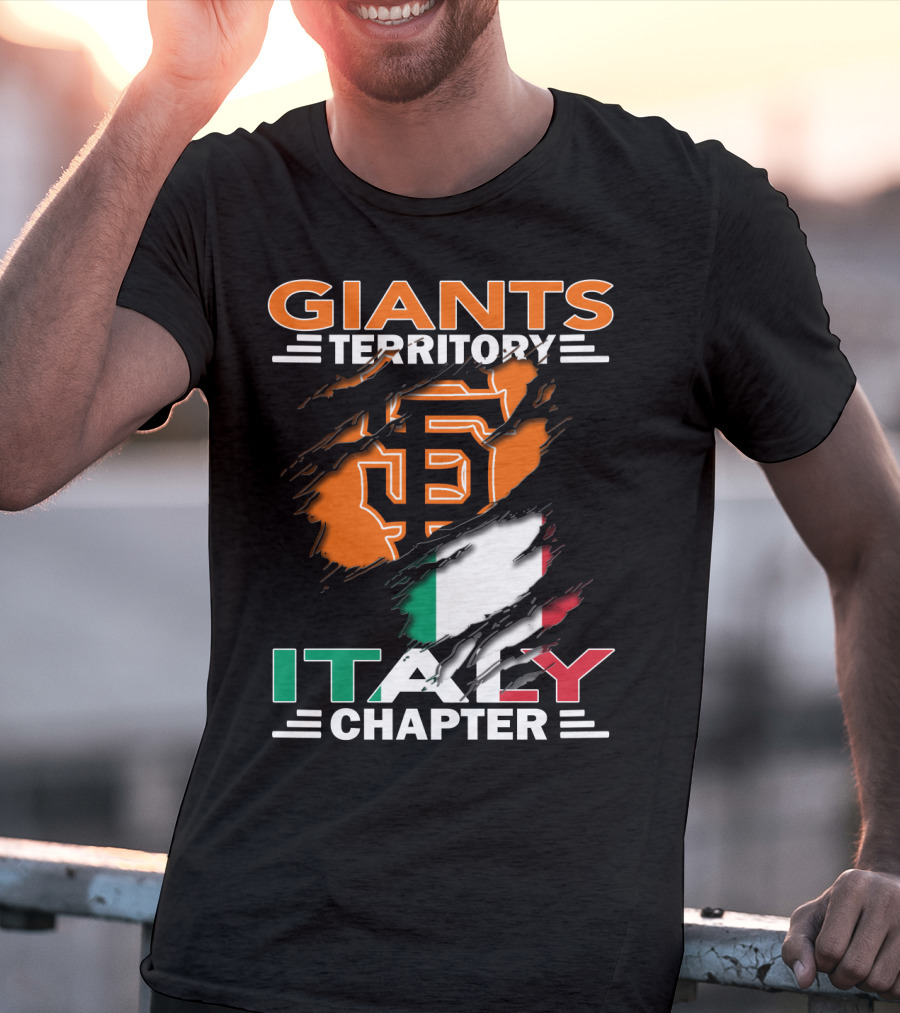 Giants Territory Sf Logo Italy Chapter T-Shirt