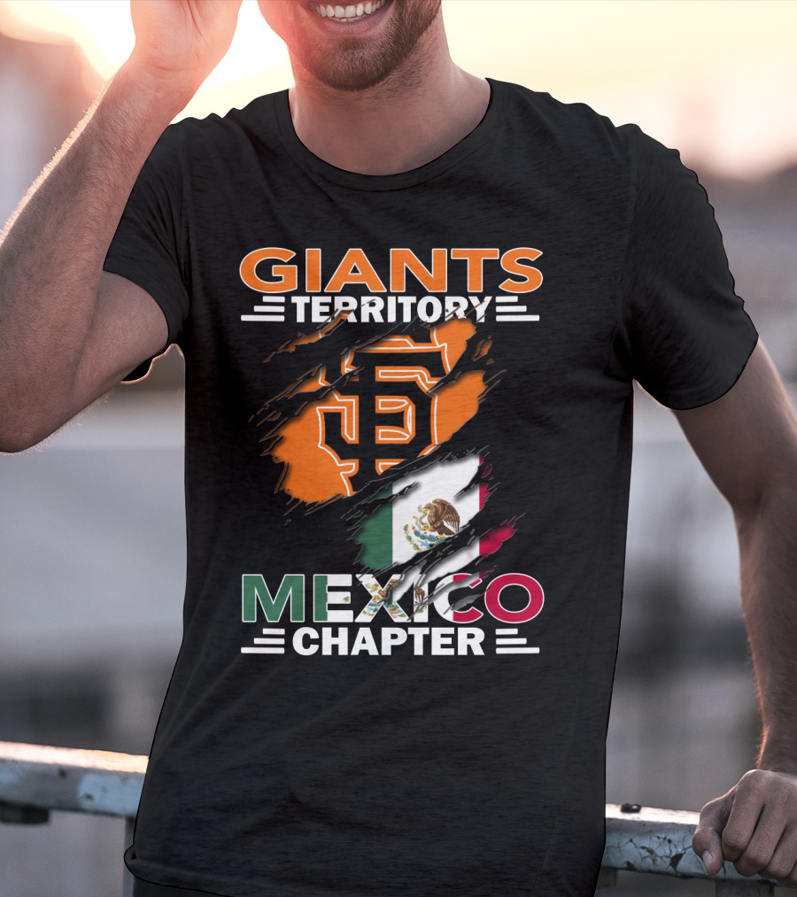 Giants Territory Mexico Chapter San Francisco Giants Logo Mexican Flag T-Shirt