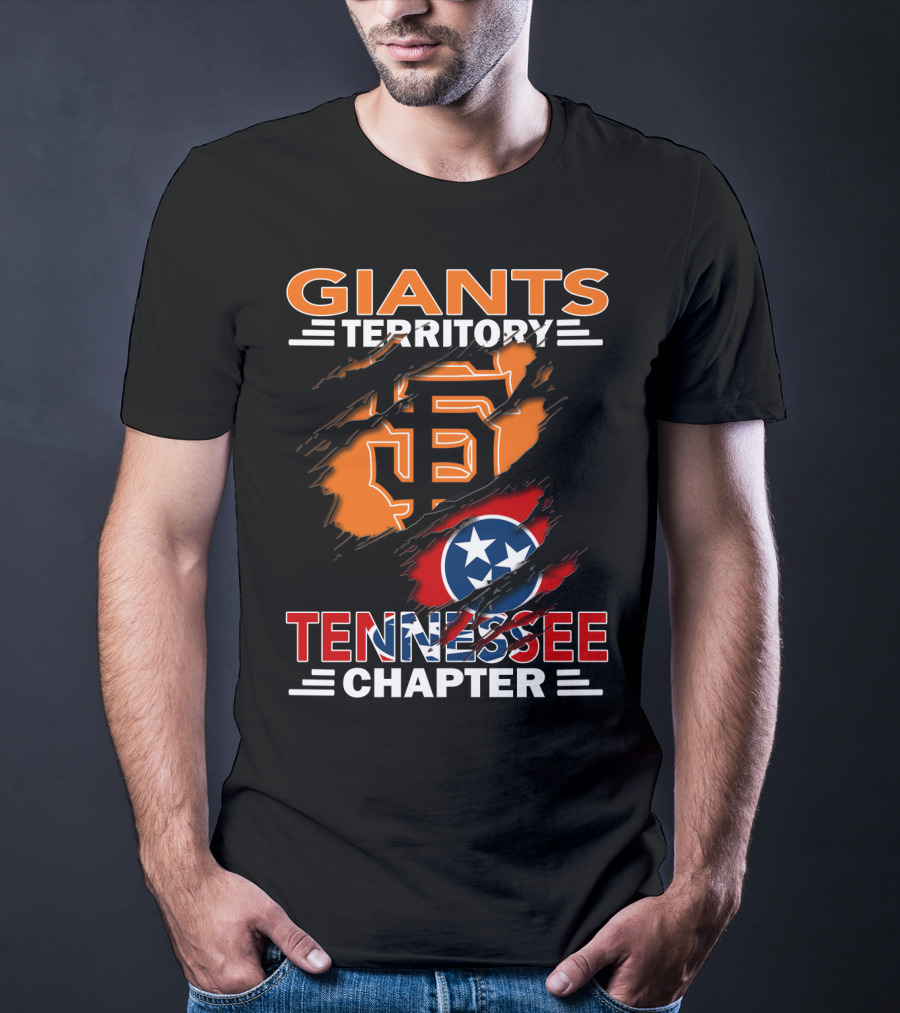 Giants Territory Sf Emblem Tennessee Chapter T-Shirt