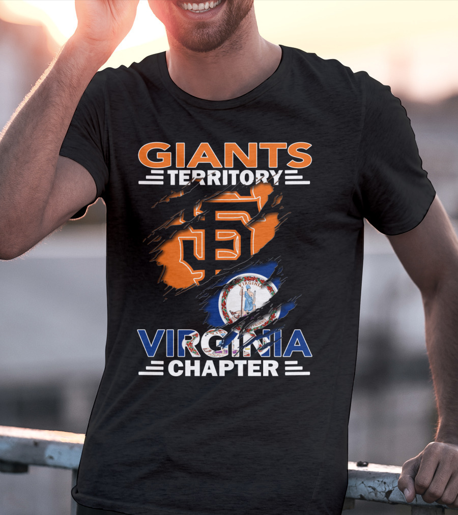 Giants Territory Virginia Chapter Sf Logo Fan T-Shirt